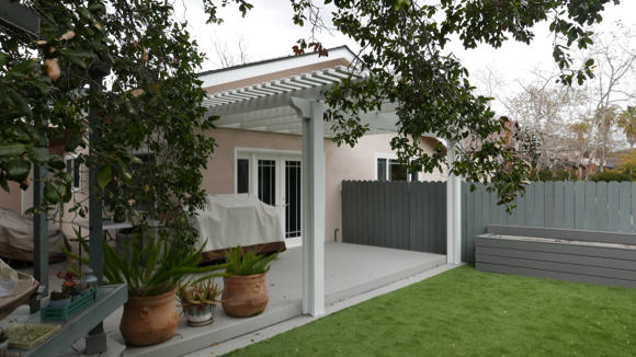east back yard