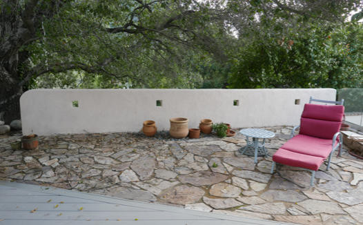 back patio wall